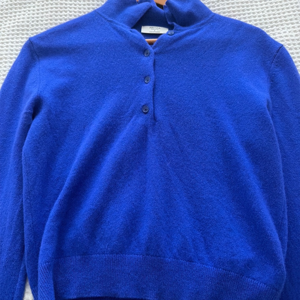 Aritzia cashmere polo - Picture 3 of 6